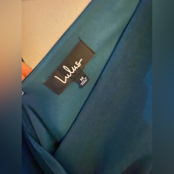 Lulus Green Mini Dress- Medium NWT! - Picture 4 of 5